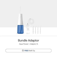 LEKA OC556 Aqua Flosser - Portable Oral Dental Water Irrigator Bundle Adaptor