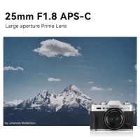 7artisans 7 artisans 25mm F1.8 Focus Prime Lens Manual for Sony E/Fujifilm FX/Canon EOS-M/Olympus and Panasonic Micro 4/3 Mount