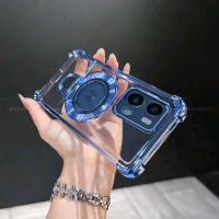 case magsafe clear for OPPO A6S / A6t Pro silikon STANDING IRING holder