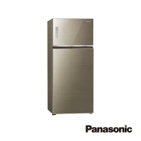 【Panasonic】580L雙門玻璃冰箱-金 NR-B582TG-N_全國電子