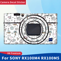 For SONY RX100M4 RX100M5 Anti-Scratch Camera Sticker Protective Film Body Protector Skin RX100IV RX100V