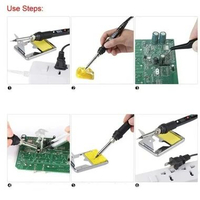 Taffware Solder Listrik Digital LCD Adjustable Temp Soldering 80W - CS-910S, Presisi Suhu dan Ergono