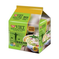 越南NISSIN日清越南河粉4連包 免煮牛肉雞肉沖泡湯河粉即食速食麵