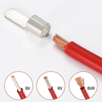 ขั้วต่อสายไฟ 50 ชิ้น สำหรับสวิตช์อากาศและเบรกเกอร์วงจร ขนาด C45–10–16 mm²