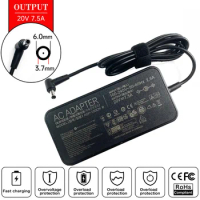 20V 7.5A Laptop AC Adapter Charger for ASUS TUF Gaming FA706 FX505 FA506 FX505G FX705GT FX505GE FX50