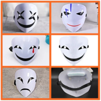 Anime Black Bullet Hiruko White Mask Helmet Cosplay Costume Props Halloween Gift