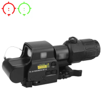 Tactics 558 G33 Holographic Collimator Sight Red Dot DOptic Sight Reflex with 20mm Rail Mounts for Rifle Hunting