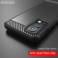 For OnePlus Nord 2 5G Case Fiber Carbon Shockproof Silicone Bumper Phone Cover for OnePlus Nord2 5G Case for OnePlus Nord 2 5G