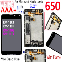 Weida 5" For Microsoft Nokia Lumia 650 LCD RM-1154 RM-1152 Display Touch Screen Digitizer Assembly F