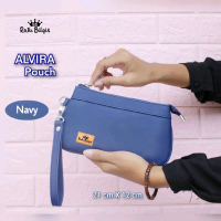 Dompet Alvira pouch by Ratu Bilqis Wanita Jepang Tali Bisa Diatur Elegant Gray