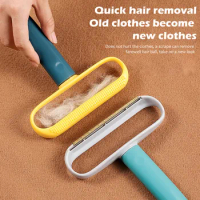 Portable Lint Remover Pet Hair Remover Brush Manual Lint Roller Sofa Clothes Cleaning Lint Brush Fuzz Fabric Shaver Brush Outils