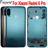 New Best For Xiaomi Redmi 6 Pro Battery Cover Redmi 6pro Back Battery Cover Door Housing Case For Xiaomi Mi A2 Lite Back Housing