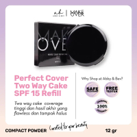 AB - Make Over Perfect Cover Two Way Cake Refill SPF 15 [12gr]/ TWC Bedak Padat Bedak Compact High C