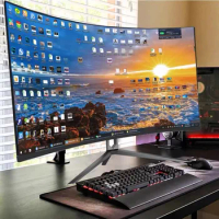 24 27 32 Inch OEM Manufacturer LCD Gaming Monitors 75hz Super-wide Screen Computer Gaming Monitor PC