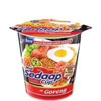 Mie sedaap sedap cup Goreng 1 dus