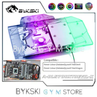 Bykski RX5700XT GPU Water Block For Dataland Power Color RX5700XT Red Evil / Dragon Graphics Card Cooler,5V A-DL5700XTDEVIL-X
