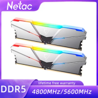 Netac RAM DDR5 Memoria 4800mhz 5600mhz ddr5 memory 8GB 16GB 32GB Dual Channel DDR Kits with RGB ECC DDR5 Desktop Motherboard