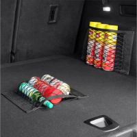 Car Trunk Seat Back Elastic Storage Net Cargo Organizer Bag Accessories For Toyota Corolla Rav4 Chr Avensis Yaris Auris Prius
