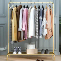 Clothes Rack Floor-to-ceiling Bedroom Folding Indoor Clothes Rack Simple Clothes Rack Rod Clothes Rack Bold Clothes Drying Rack