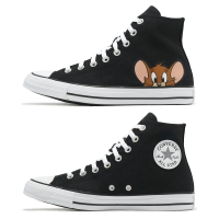 Converse 聯名帆布鞋 Chuck Taylor All Star 男女鞋 湯姆貓與傑利鼠85周年 高筒 黑 A15113C