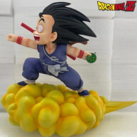 Dragon Ball Z Anime Figure Kid Son Goku With Cloud Anime Figures Super Saiyan Son Goku Gk Statue Action Figure Doll Toy Gifts