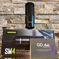 舒爾 Shure SM4 大振膜 電容式 麥克風 電容麥 公司貨 2年保固