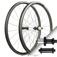 700C 30/35/38/40/45/50/55/60/88mm Carbon Fiber Road Bicyclle Wheelset Rim Brake Wheels with Carbon Straight Pull Hub