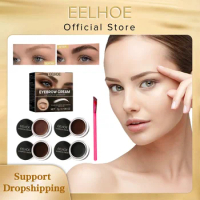 EELHOE Eyebrow Cream Waterproof Long Lasting Dyeing Natural Eye Makeup and Multi-function Eyebrow Brush Tools Eyebrow Wild Cream