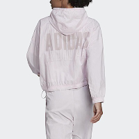 Adidas W Bluv Q2 Wb HC9159 女 外套 連帽 風衣 防曬 寬鬆 網布 亞洲尺寸 粉紅