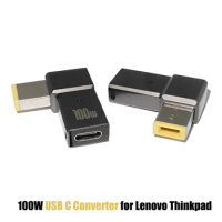 100W PD USB C Adapter Laptop Converter for Lenovo Thinkpad Fast Charging Plug Connector for Lenovo ThinkPad E431 E531 G505 T440