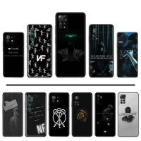 Silicone Black Phone Cases for Redmi Note11 Pro 10A 10C 9A 9C 9i 9T Note 9s 10 Lite 10s 11s 11 NF Rapper Xiaomi Mi 9 Cover