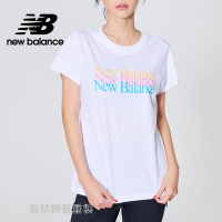 [New Balance]NB短袖上衣_女性_白色_AWT21507WT