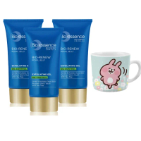 【Bio-essence 碧歐斯】去角質 BIO全效賦活深層去角質凝膠60g 水潤配方(3入組)