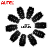 2 Pieces AUTEL IKEYAT004BL MaxiIM IKEY Standard Style Independent Smart Key AT004BL Used with KM100 