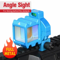 Canis Latrans Angle Sight Full Metal Reflect Airsoft Mirror Corner Sight 360 Rotate Reddot Holographic For Wargame CQB gs1-0401
