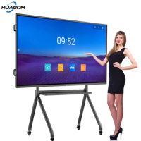98 inch interactive whiteboard black whiteboard portable smart board interactive whiteboard mobile stand