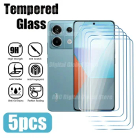 5PCS Tempered Glass for Redmi Note 12 11 10 9 8 Pro Plus 5G 10S 11S Screen Protector for Redmi Note 9T 8T 10C 9T 9C 9A 9AT Glass