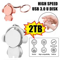2TB Creative Rotatable USB Flash Drive 128Gb Usb Memories USB3.0 Lightning 2-IN-1 Pen Drive Memory Stick ของขวัญปรับแต่งโลโก้