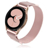20mm Straps for Samsung Galaxy Watch 4/Galaxy Watch 5/Active 2 40mm 44mm/Galaxy Watch 3 41mm Stainless Steel Mesh Metal Bands