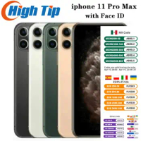 Unlocked Apple iPhone 11 Pro Max 64GB 256GB 512GB ROM Smartphone A13 Bionic Chip 6.5" Screen 12MP Face ID 11 pro max Cell Phone