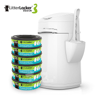 LitterLocker® Design 第三代貓咪鎖便桶 基本款套組▲有專利正品，才有鎖臭抗菌▲