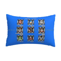 Megaman 4 Stage Select Pillow Case 20x30 50*75 Sofa Bedroom Megaman 4 Stage Select Rockman 4 Mega Man Pixelart Video Games Old