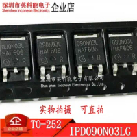 100% New&amp;original IPD090N03LG 090N03L TO-252 N 30V 40A MOS 10pcs/lot
