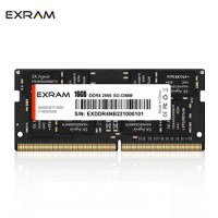EXRAM memoria ram DDR4 16GB 8GB Laptop Memory 2133MHz 2400MHz 2666MHz 260PIN Sodimm Notebook memory compatible Intel and AMD