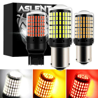 หลอดไฟ LED, 2 ชิ้น, 1156 BA15S P21W BAU15S PY21W T20 7440 W21W 3157 1157 P21/5W W21/5W, โคมไฟ CanBus