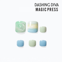【DASHING DIVA】MAGICPRESS足部薄型美甲片_治癒世界