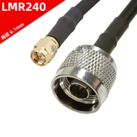 LMR240 N to SMA Male AP low loss RF feeder Extension Coaxial Cable 50-4 1M 2M 3M 5M