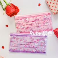 🎀kitty系列✨台灣製鋼印口罩 禾匠口罩 親子口罩 三麗鷗 凱蒂貓 紫色 粉色kitty 成人口罩 兒童口罩 獨立包裝