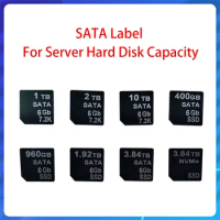 Server Hard Disk Capacity Bracket POD SAS Capacity Label Sticker 1TB 2TB 10TB SATA 6Gb 7.2K 400GB 960GB 1.92TB 3.84TB 3.84TB SSD
