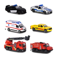 Majorette Cars FORD Mustang GT/MAN TGS/SILVERADO/Volkswagen/Porsche 1/64 Die-cast Model Collection Toy Vehicles